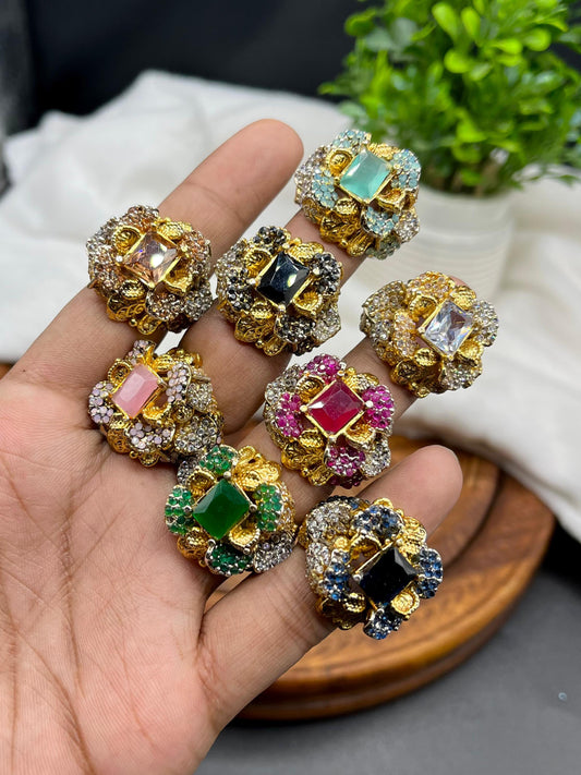 Sultana Heritage Bloom Ring