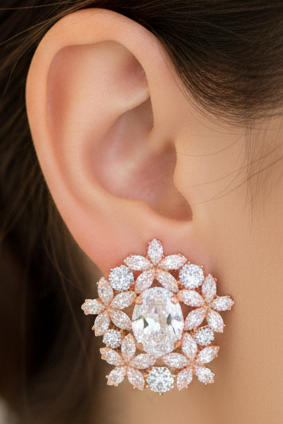 Ameza Floral Burst Studs