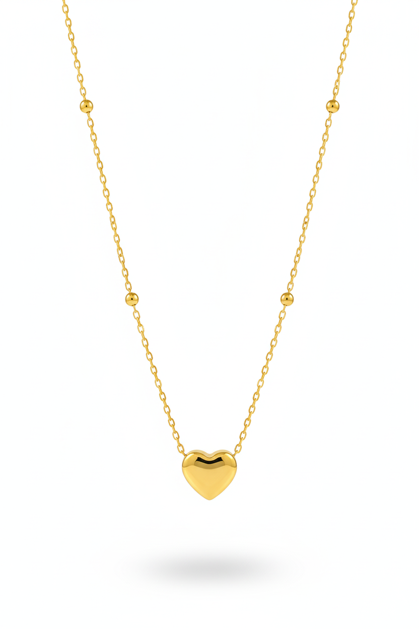Ameza Petite Heart Satellite Necklace