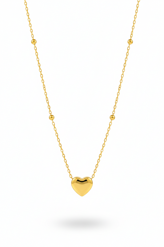 Ameza Petite Heart Satellite Necklace