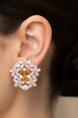 Ameza Floral Burst Studs
