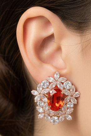 Ameza Floral Burst Studs