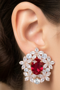 Ameza Floral Burst Studs