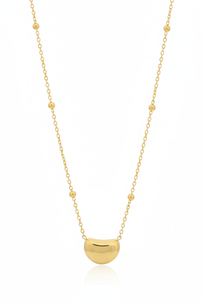 Amour Bean Station Necklace