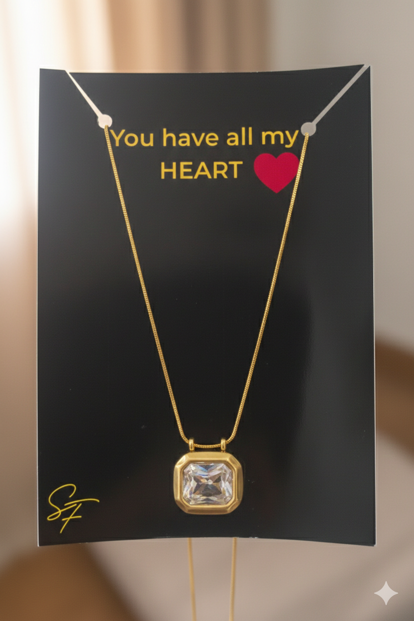 Eternal Radiance Bezel Pendant