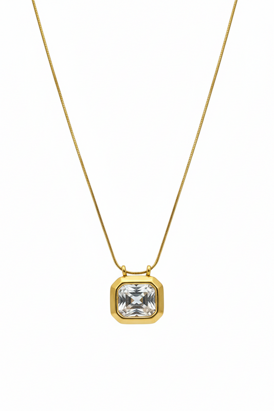 Eternal Radiance Bezel Pendant