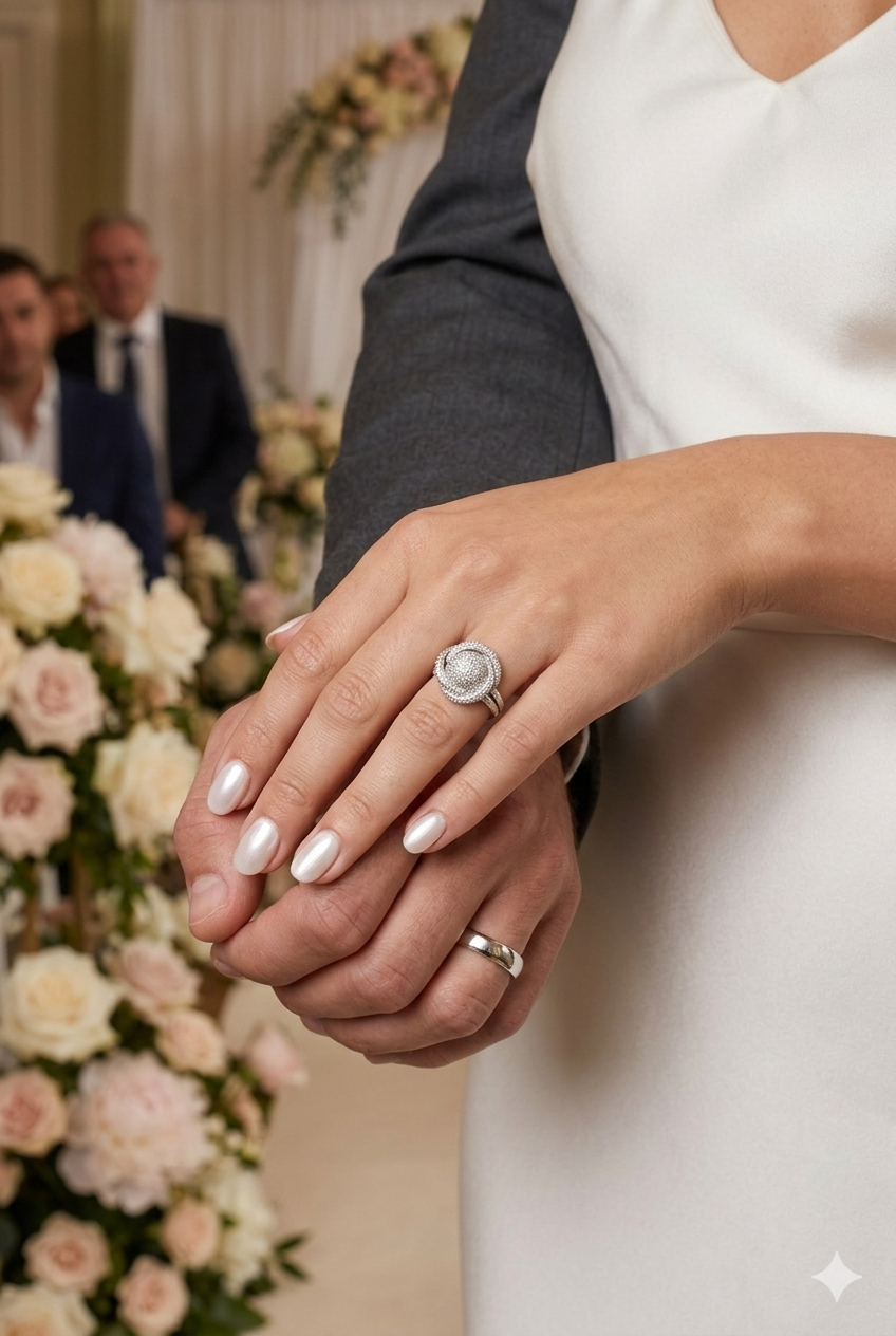 Pave Knot Statement Ring