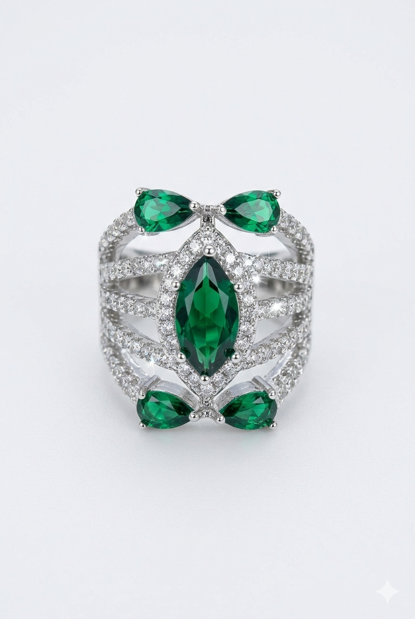 Regal Marquise Statement Ring