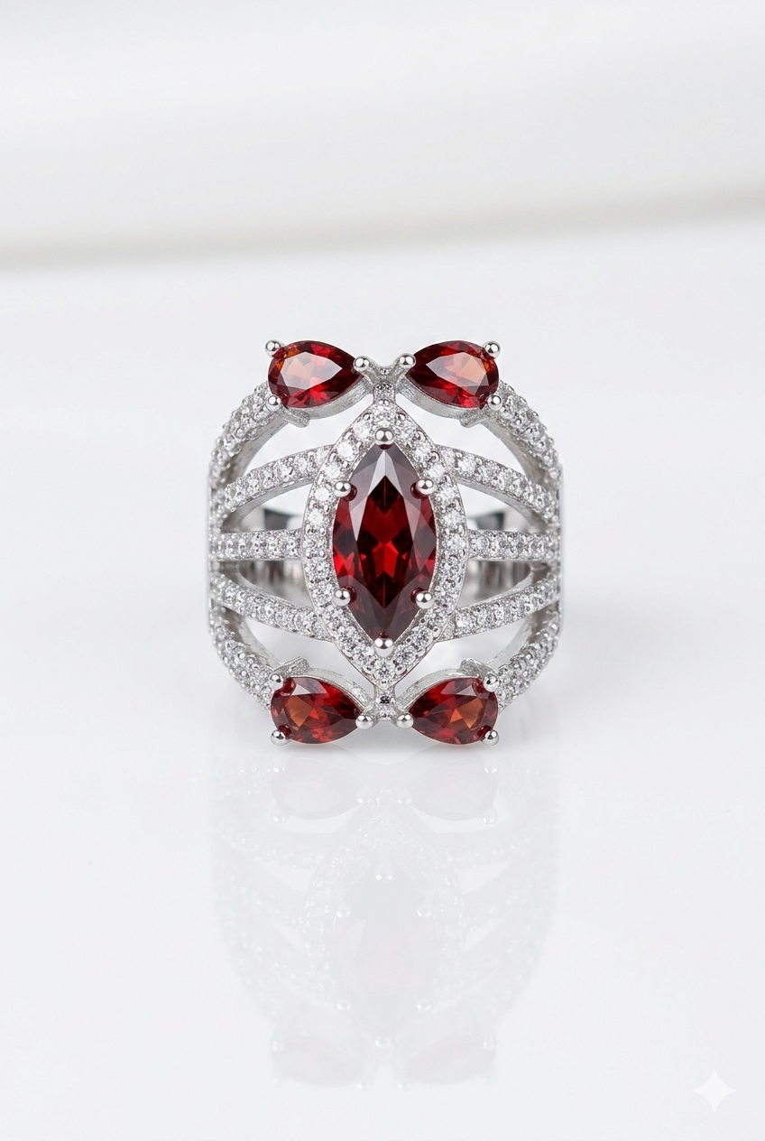 Regal Marquise Statement Ring