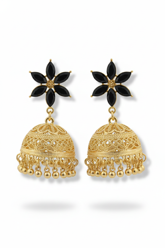 Kundan Bloom Jhumka
