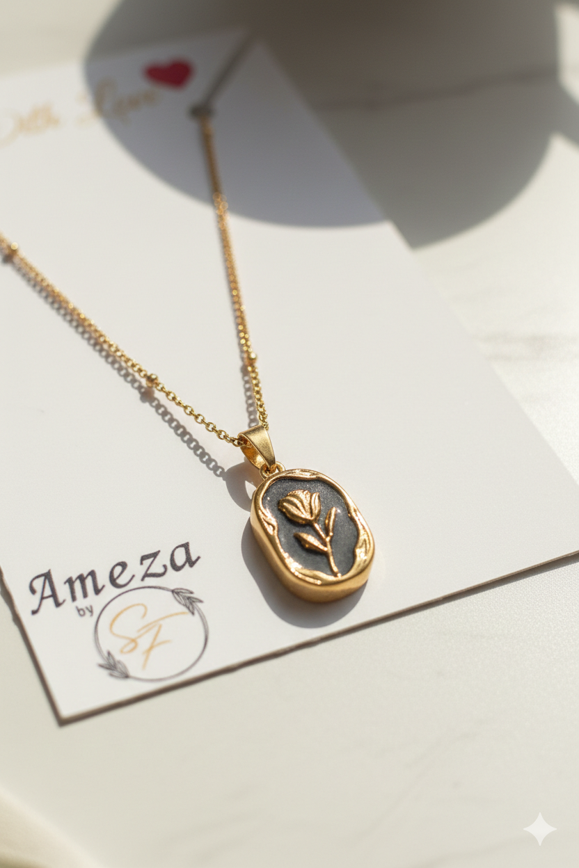 Midnight Tulip Medallion