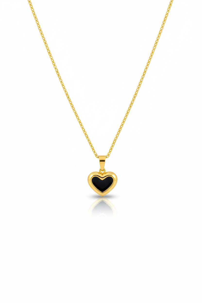 Noir Amour Heart Pendant