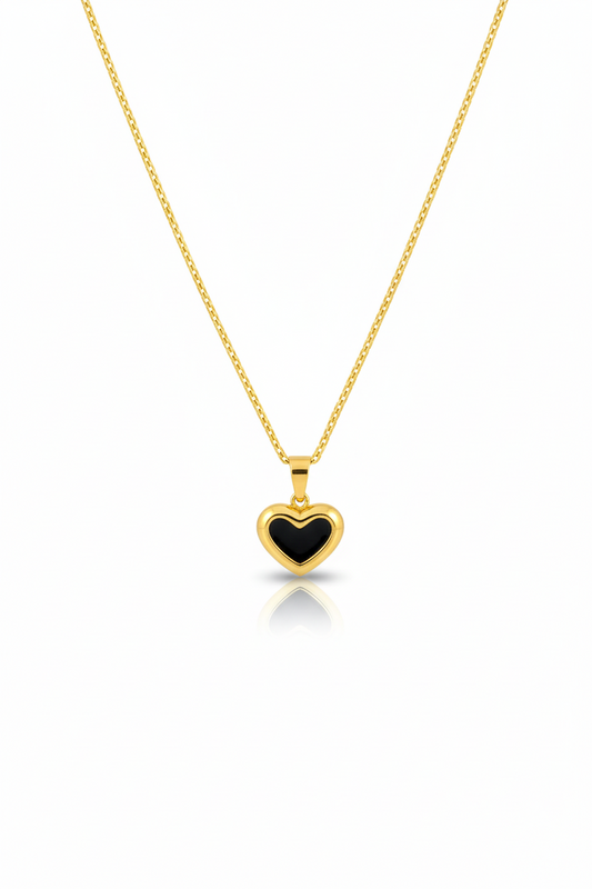 Noir Amour Heart Pendant