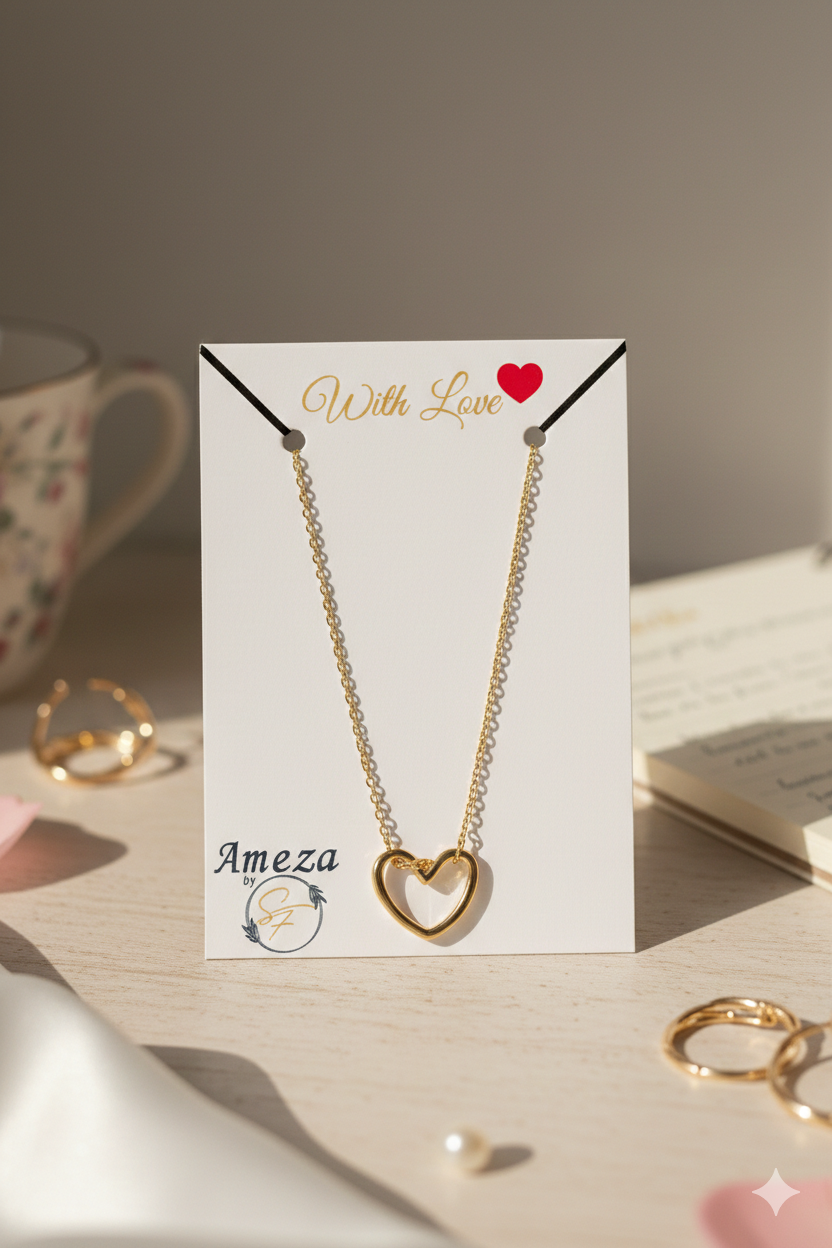 Open Heart Necklace