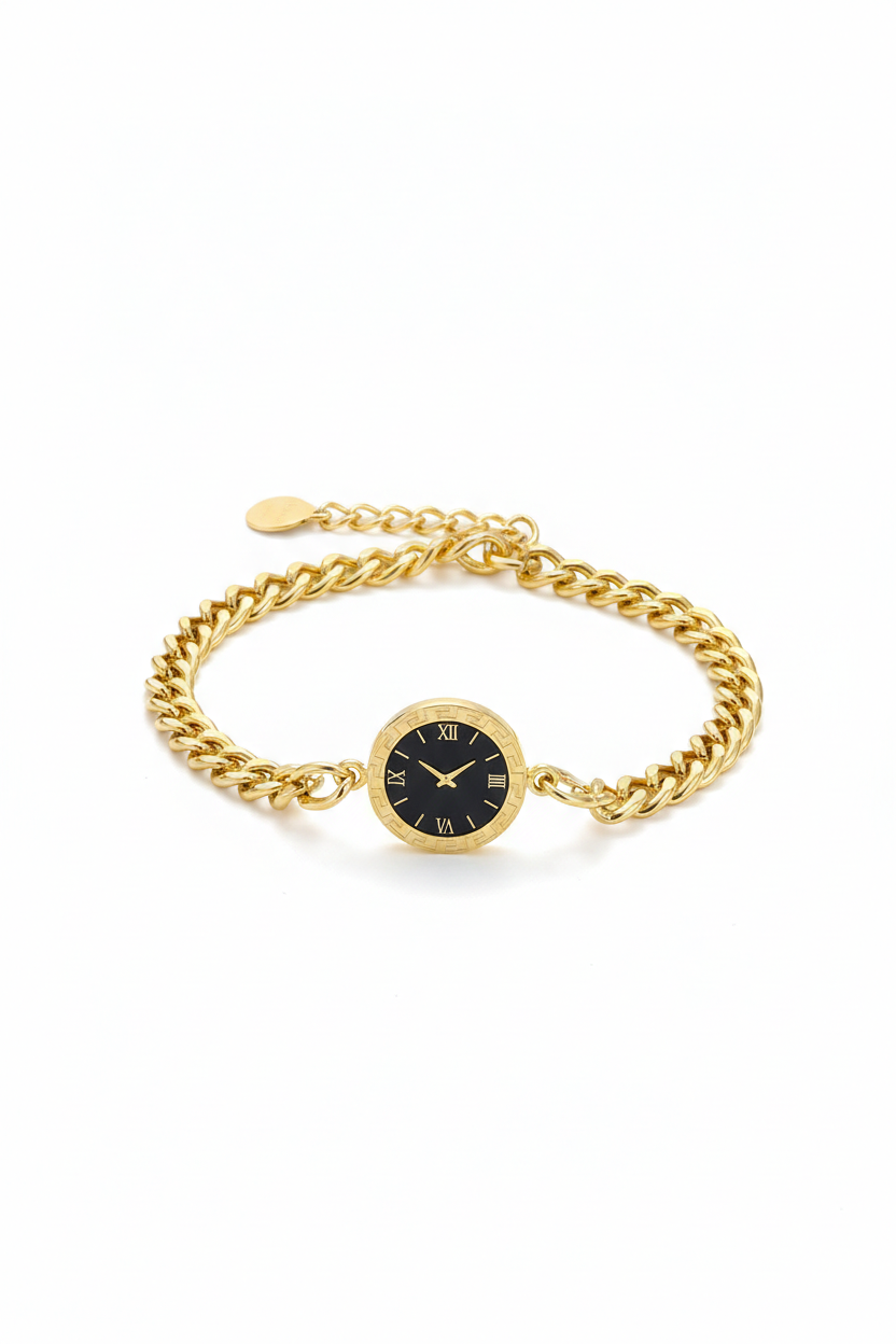 Round Dial Chain Bracelet