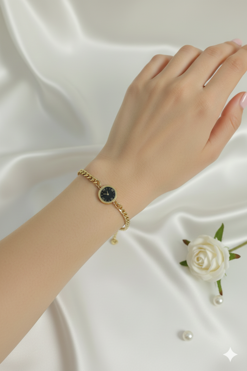 Round Dial Chain Bracelet