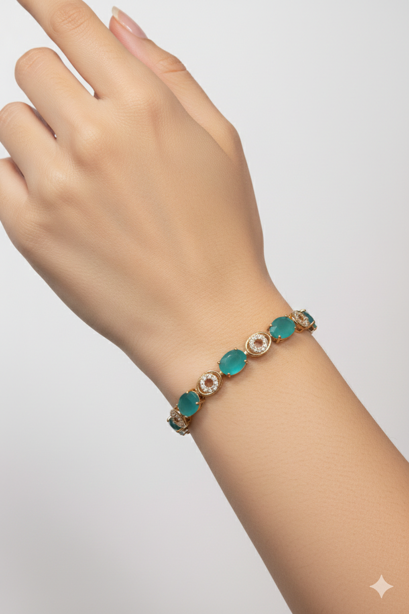 Veridian Halo Bracelet